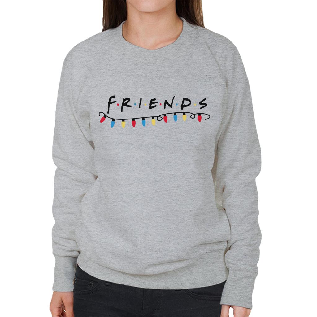 Friends Christmas Logo Festive Lights Women's Sweatshirt product image 1