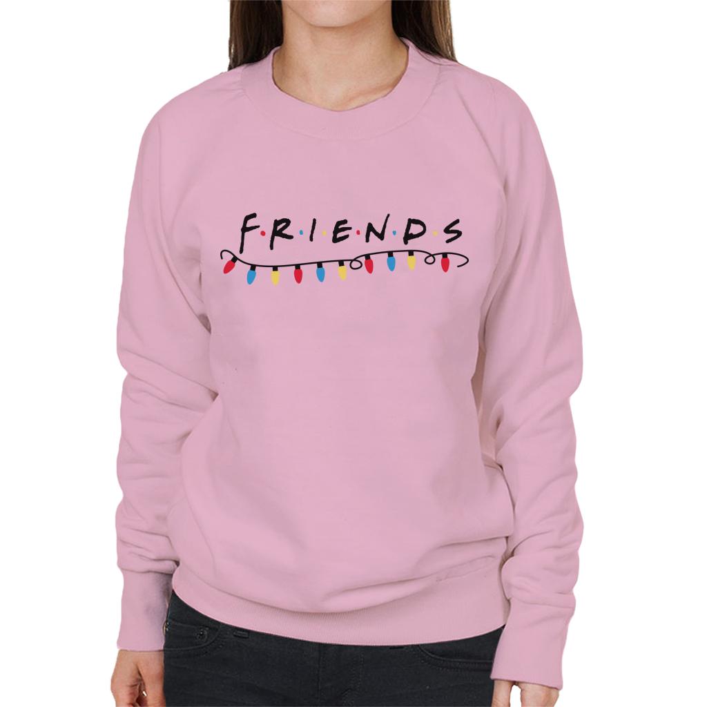 Friends Christmas Logo Festive Lights Women's Sweatshirt product image 6