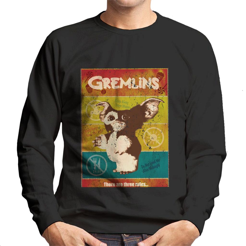 Gremlins Halloween There Are Three Rules Men's Sweatshirt product image 1