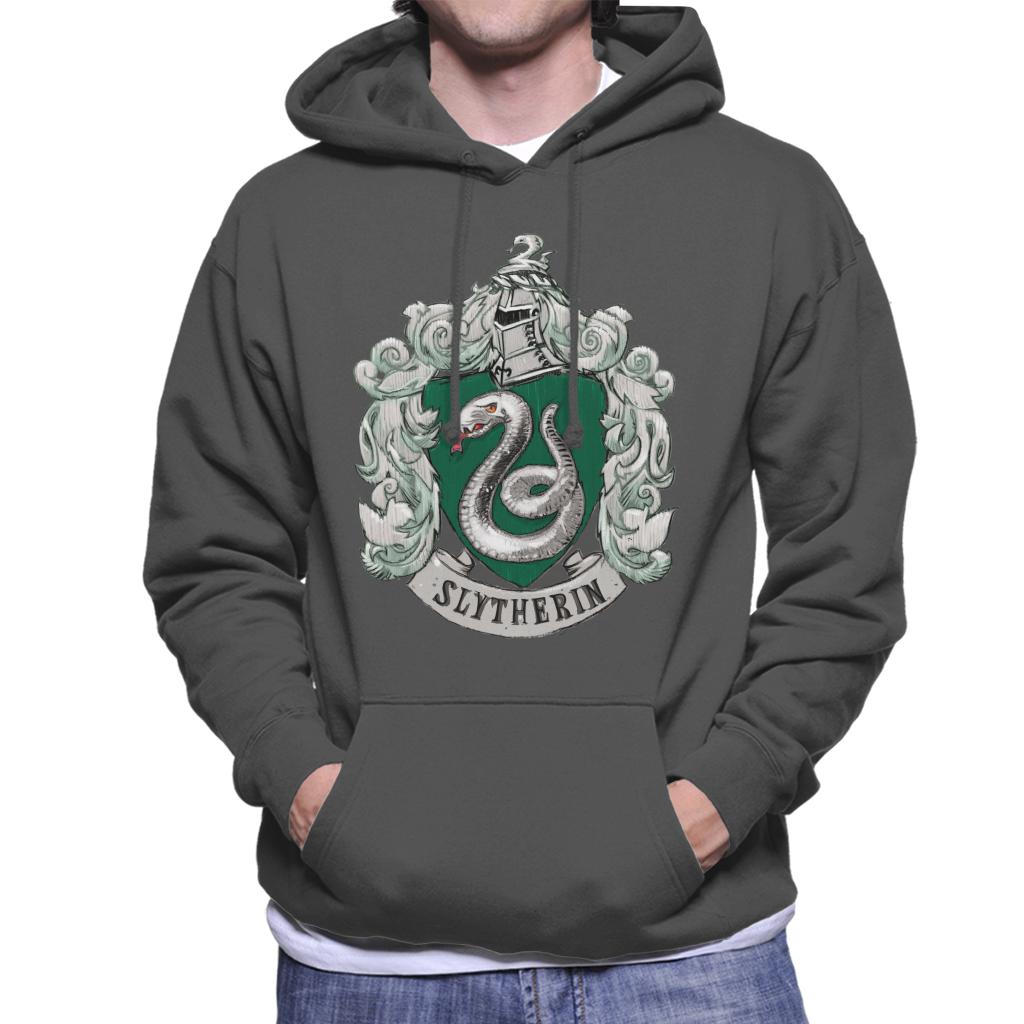Harry Potter Slytherin House Crest Men's Hooded Sweatshirt product image 4