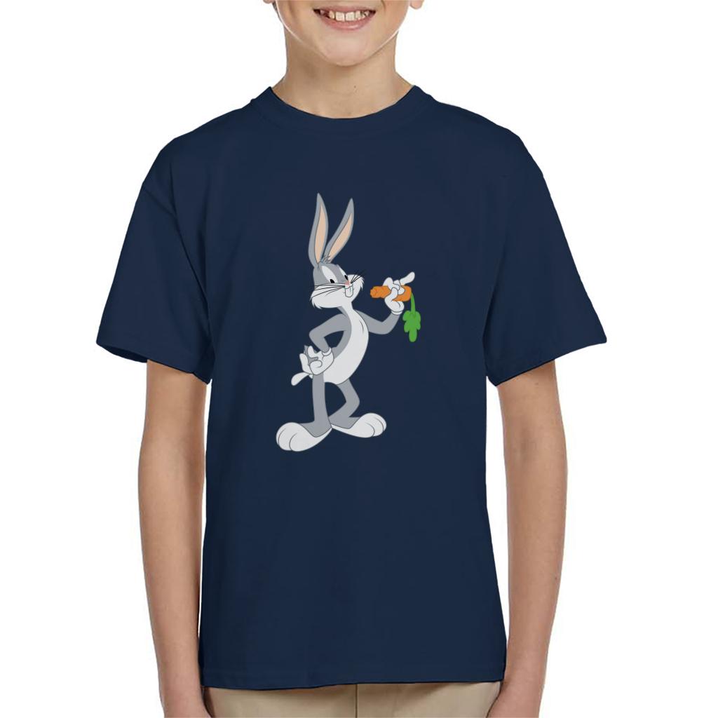 Looney Tunes Bugs Bunny Eating A Carrot Kid's T-Shirt product image 4