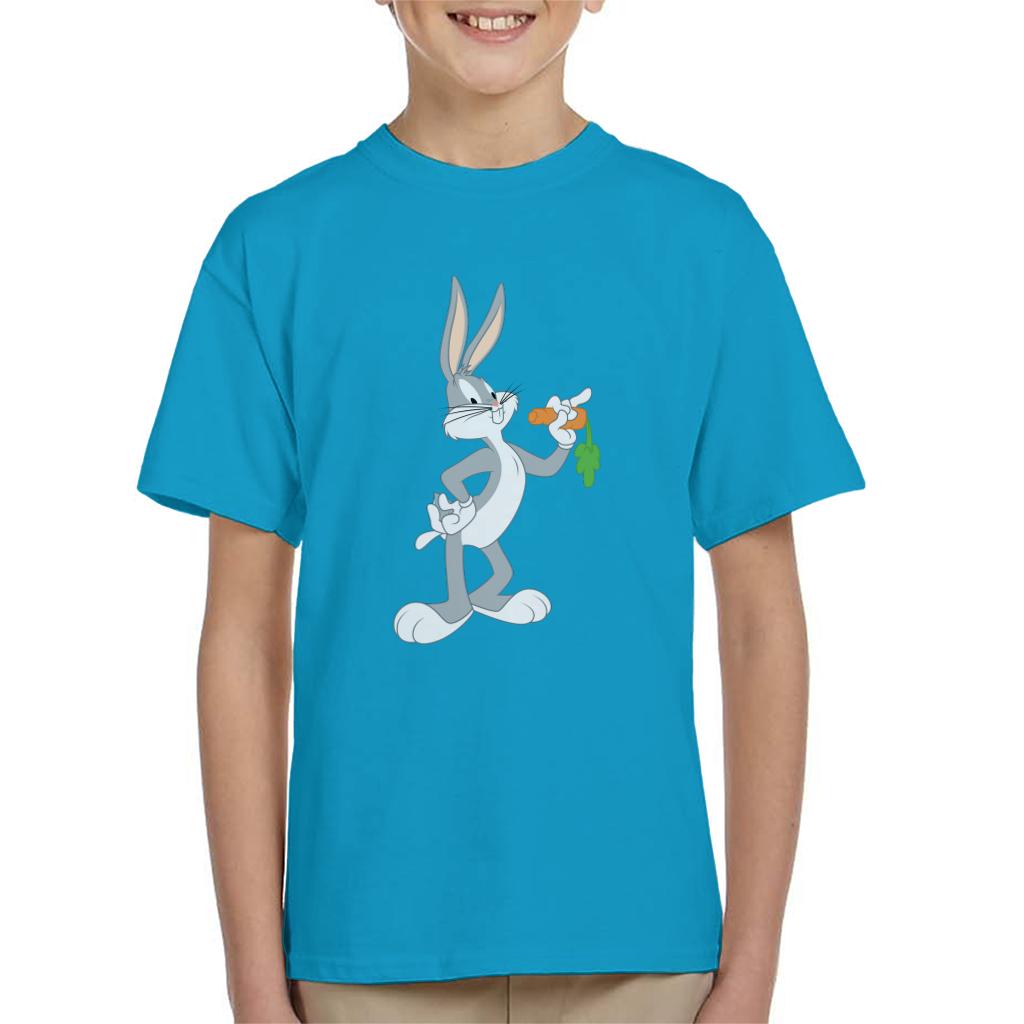 Looney Tunes Bugs Bunny Eating A Carrot Kid's T-Shirt product image 6