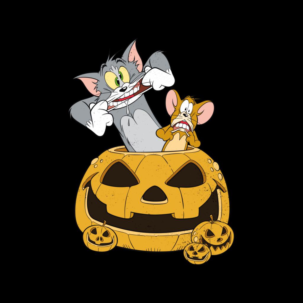 Tom and Jerry Halloween Pumpkin Face Kid's Hooded Sweatshirt product image 2