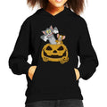 Tom and Jerry Halloween Pumpkin Face Kid's Hooded Sweatshirt product image 1