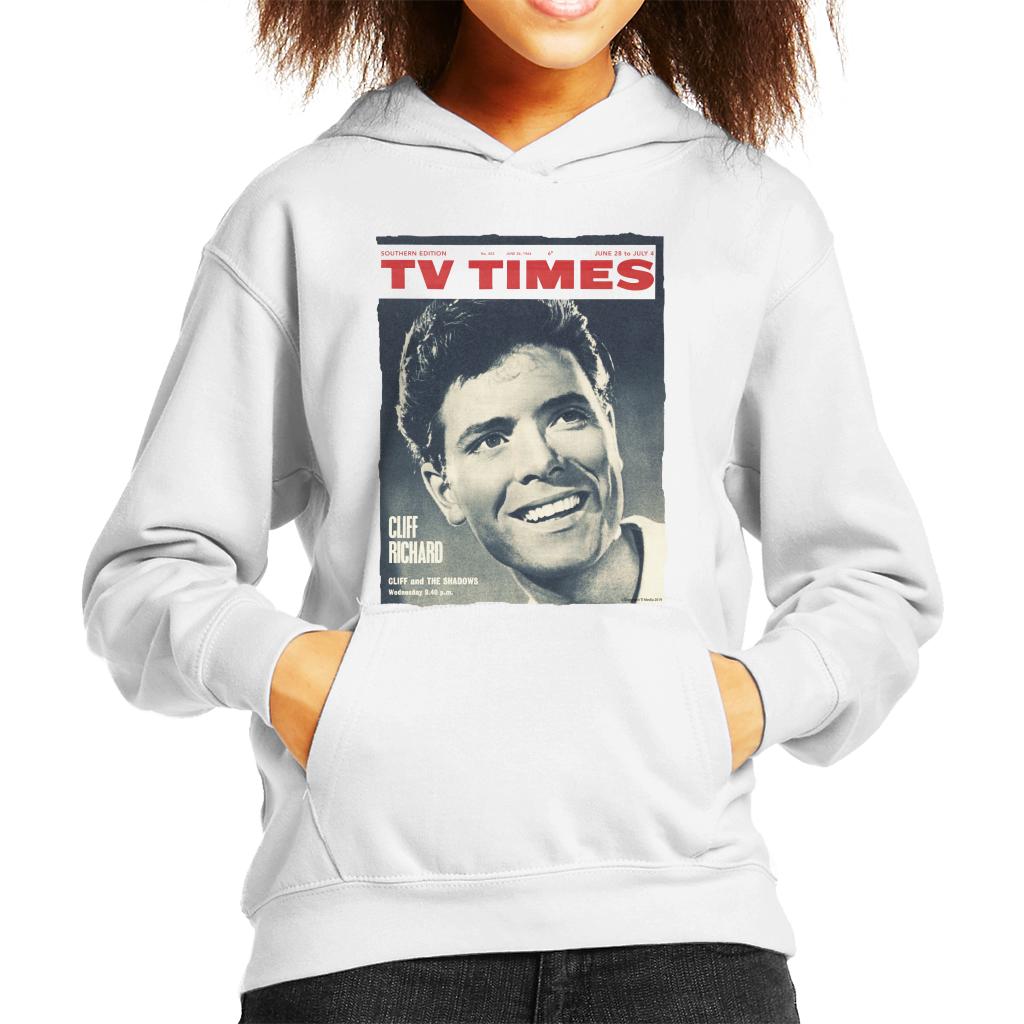 TV Times Cliff Richard 1964 Cover Kids Hooded Sweatshirt product image 1