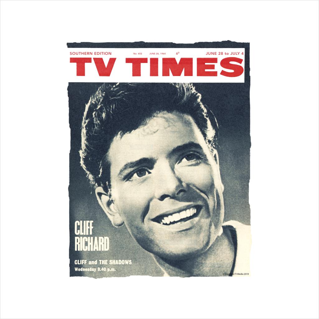 TV Times Cliff Richard 1964 Cover Men's Hooded Sweatshirt product image 2