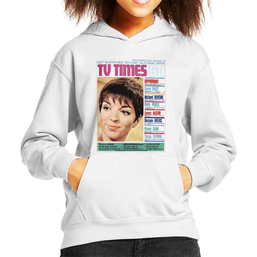 TV Times Liza Minnelli 1966 Cover Kids Hooded Sweatshirt product image 1