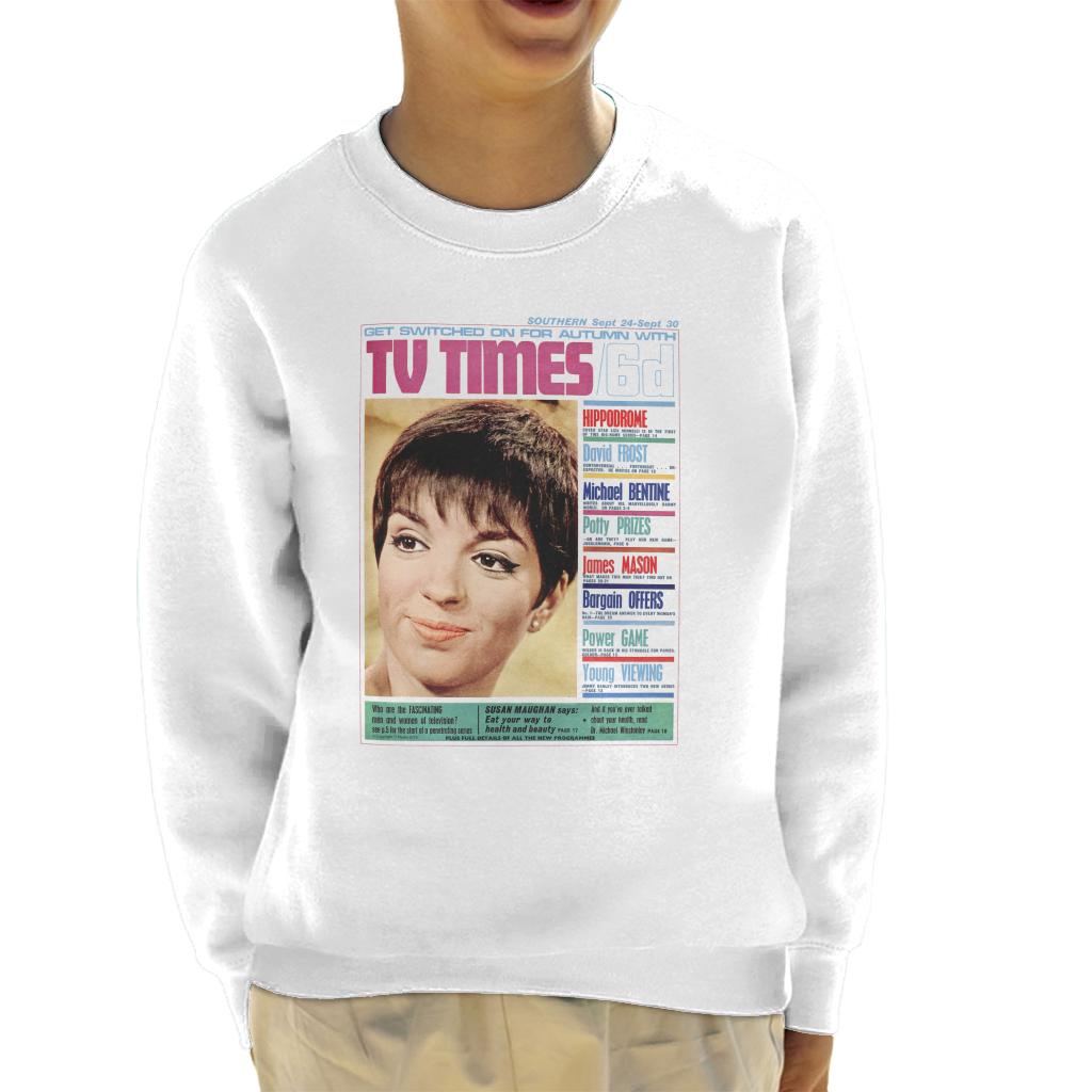 TV Times Liza Minnelli 1966 Cover Kids Sweatshirt product image 1