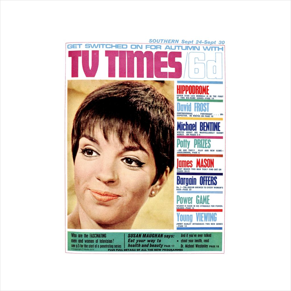 TV Times Liza Minnelli 1966 Cover Men's Hooded Sweatshirt product image 2