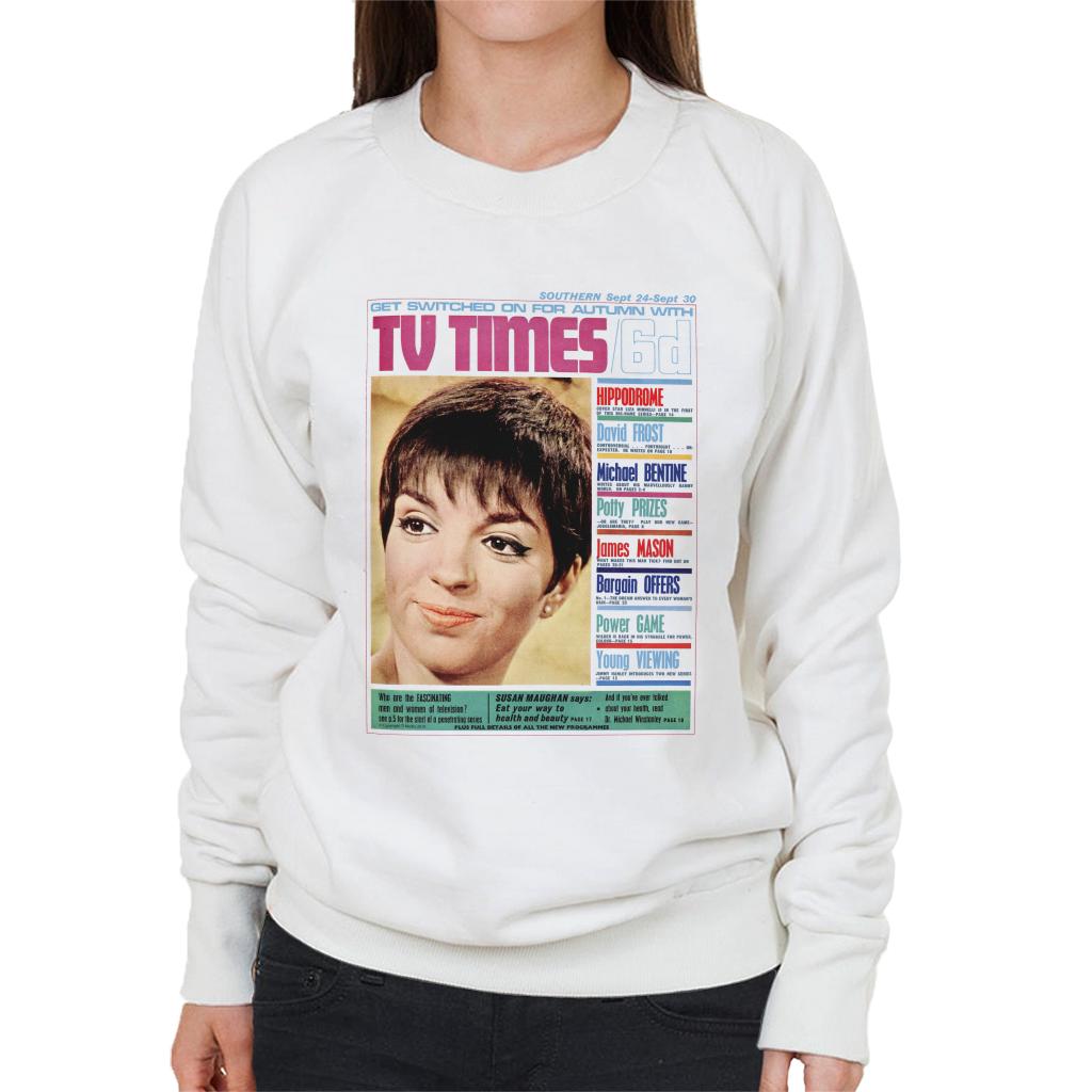 TV Times Liza Minnelli 1966 Cover Women's Sweatshirt product image 1