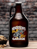 Hot Rod Garage : Beer Growlers - Color Printed