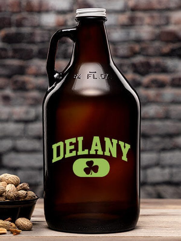Irish Varsity : Beer Growlers - Color Printed
