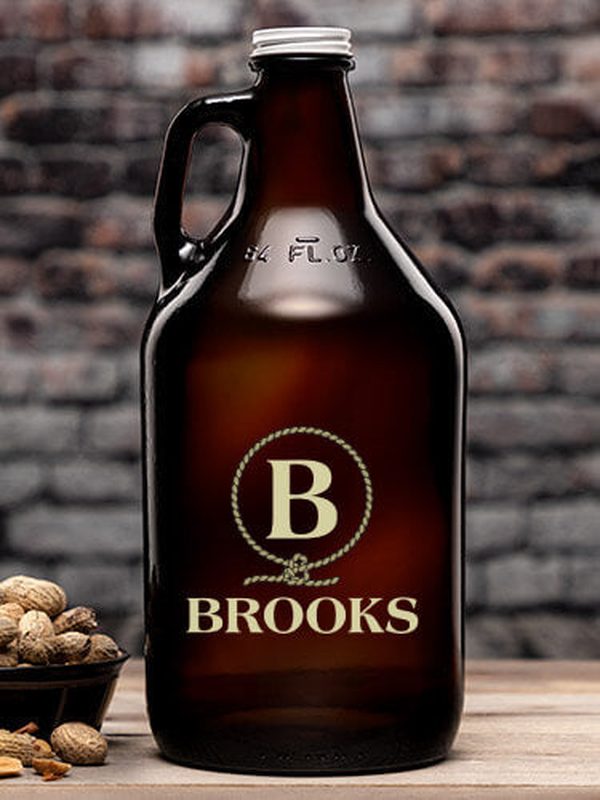 Lasso Monogram : Beer Growlers - Color Printed