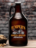 Open Road : Beer Growlers - Color Printed