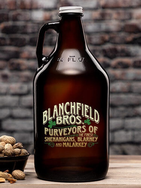 Shenanigans : Beer Growlers - Color Printed