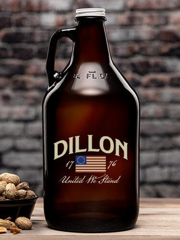 United We Stand : Beer Growlers - Color Printed