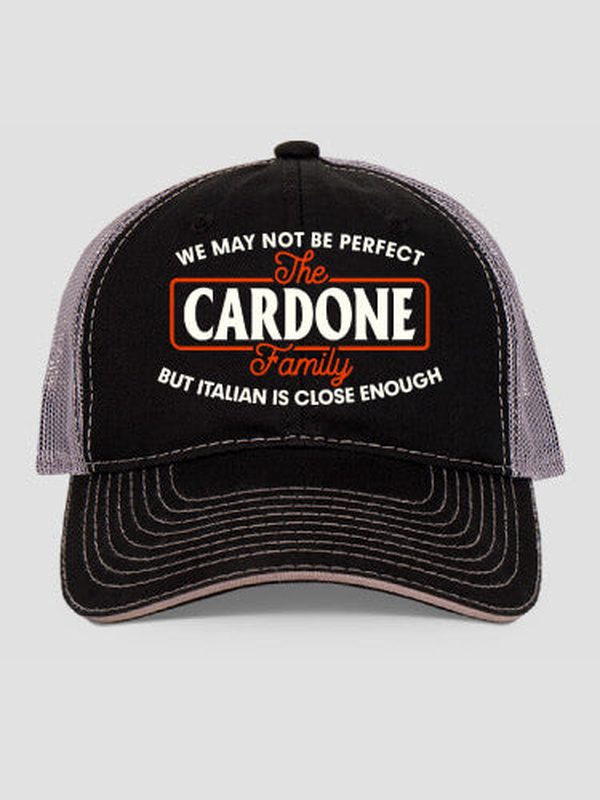 Perfectly Italian : Embroidered Trucker Hats