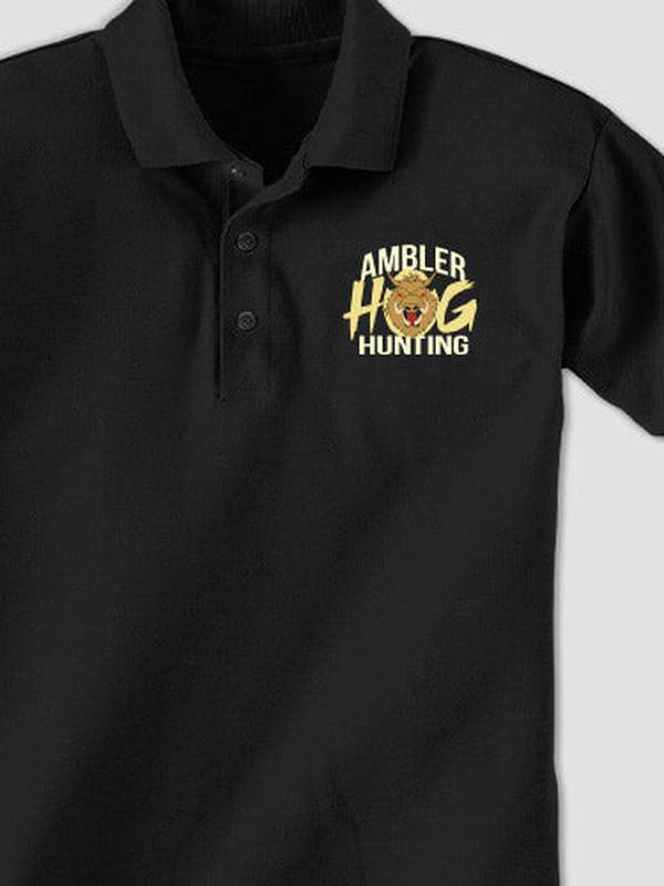 Hog Hunting : Embroidered Polo Shirts product image 1