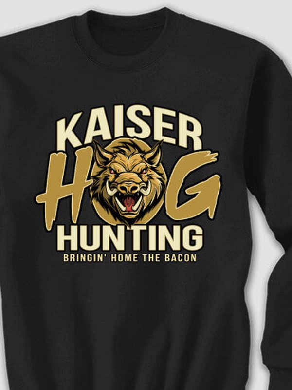 Hog Hunting : Printed Sweatshirts product image 1