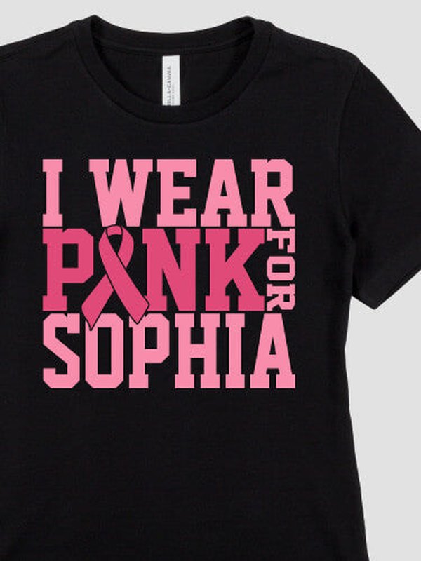 I Wear Pink : Premium Printed T-Shirts