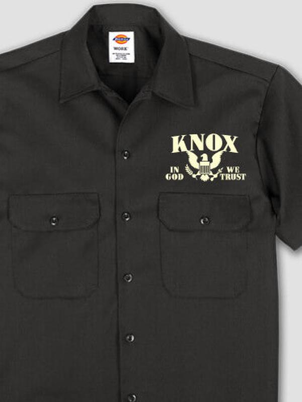 In God We Trust : Embroidered Work Shirts product image 1