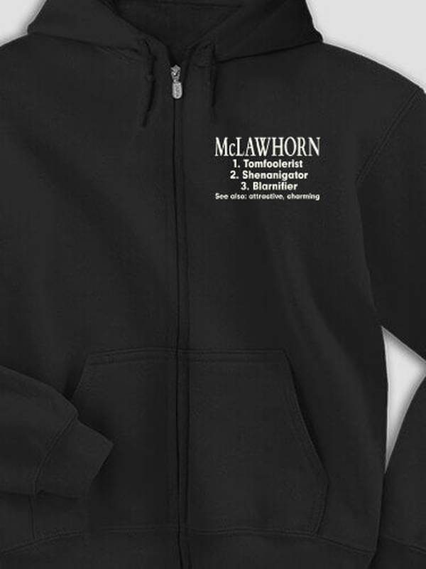 Irish Definition : Embroidered Zip Hoodies product image 1