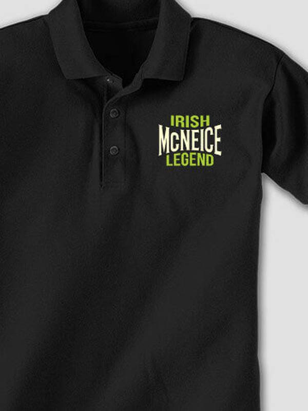 Irish Legend : Embroidered Polo Shirts product image 1