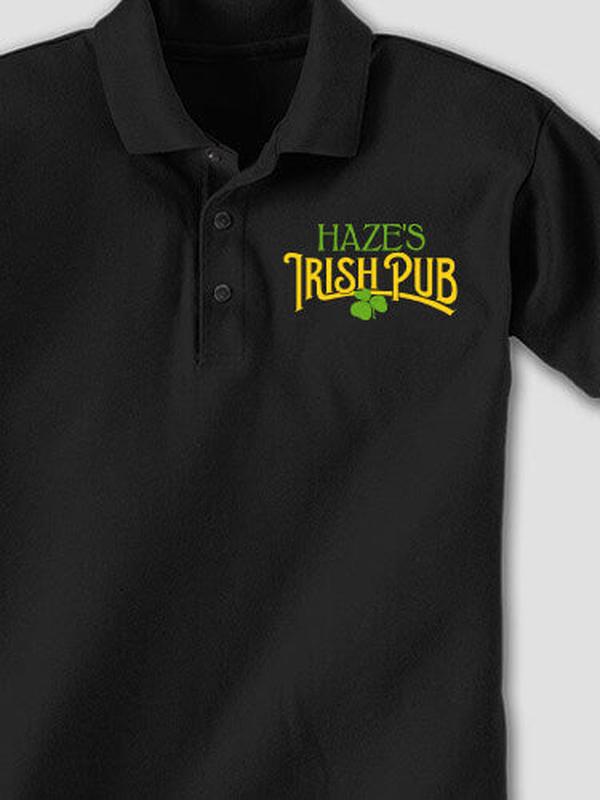 Irish Pub : Embroidered Polo Shirts product image 1