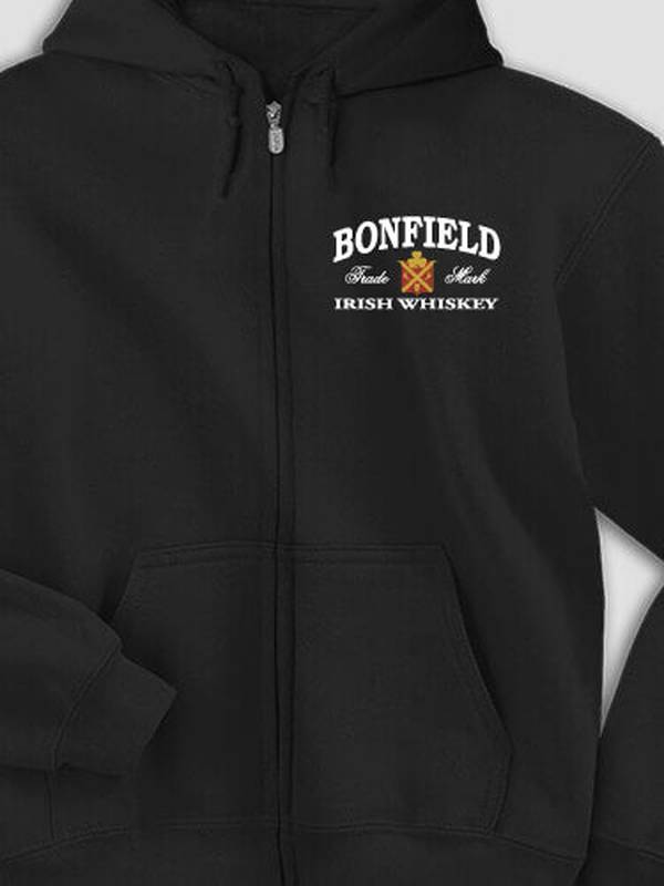 Irish Whiskey : Embroidered Zip Hoodies product image 1