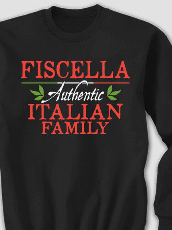 Italian Family : Printed Sweatshirts product image 1