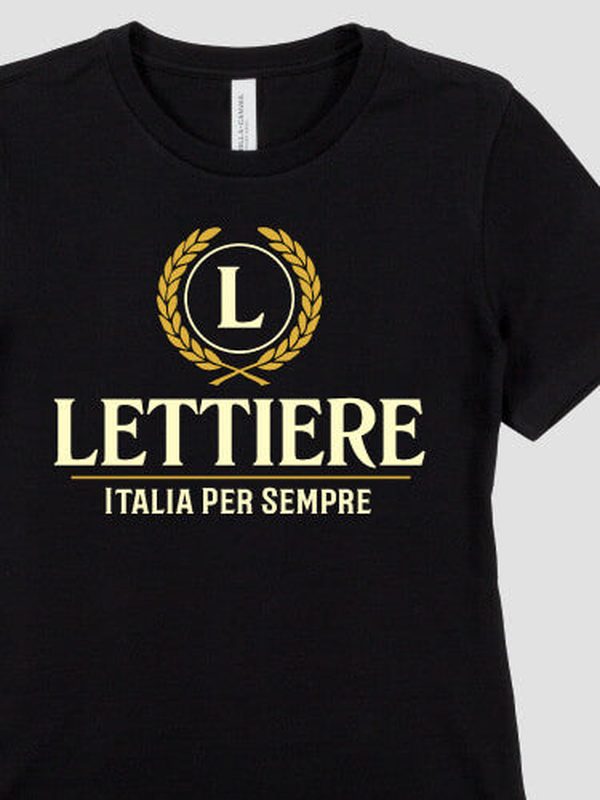 Italian Monogram : Premium Printed T-Shirts