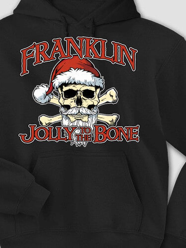 Jolly To The Bone : Printed Hoodies product image 1