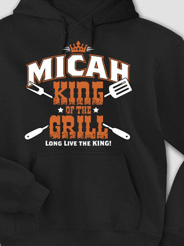 King of the Grill : Printed Hoodies product image 1