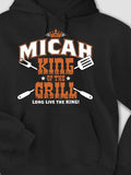 King of the Grill : Printed Hoodies product image 1