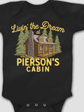 Livin' The Dream Cabin : Printed Baby Bodysuits