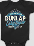 Livin' The Dream Lake House : Printed Baby Bodysuits