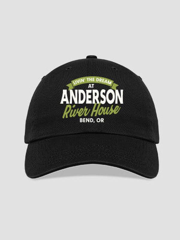 Livin' The Dream River House : Embroidered Baseball Hats
