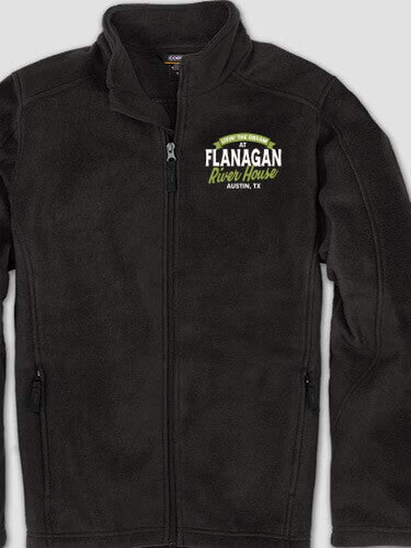 Livin' The Dream River House : Embroidered Fleece Jackets