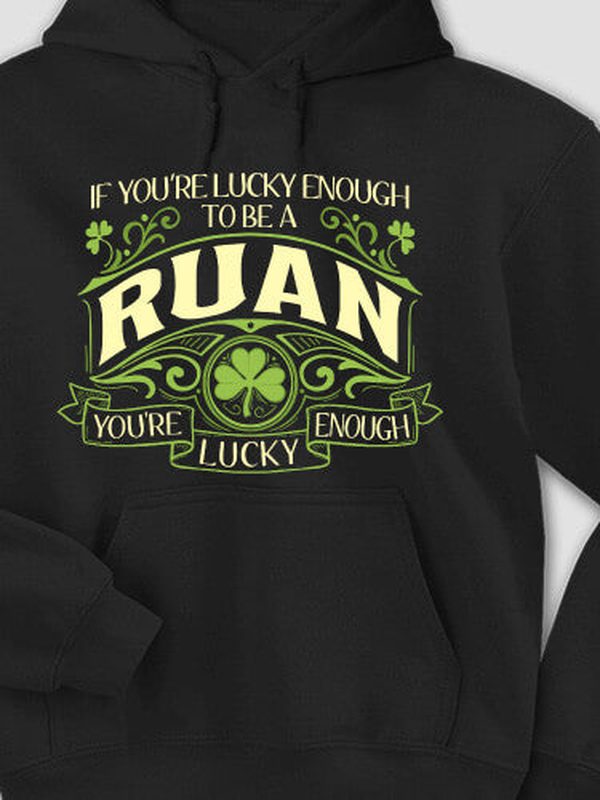 Lucky Enough : Printed Hoodies product image 1