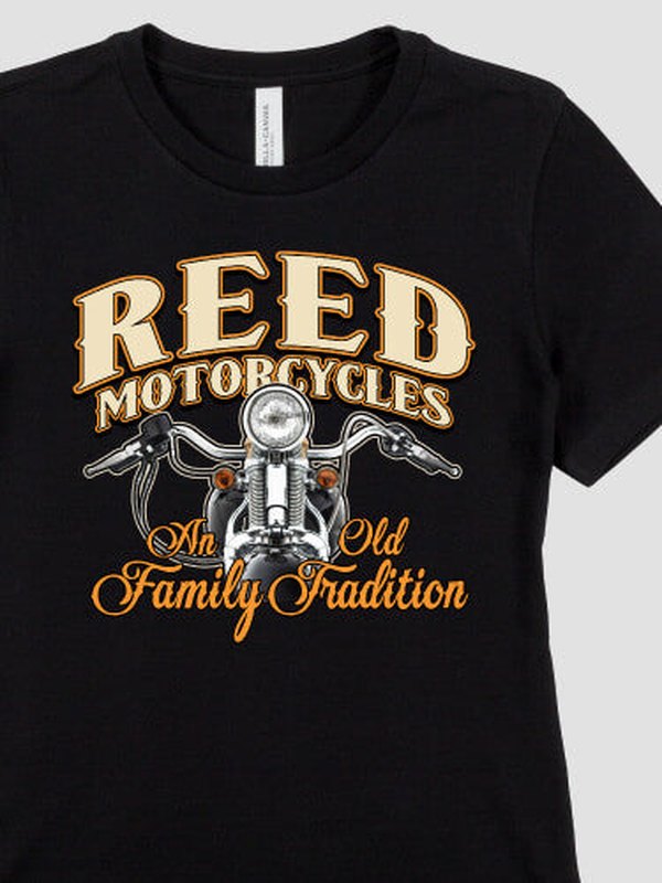 Motorcycle Family Tradition : Premium Printed T-Shirts
