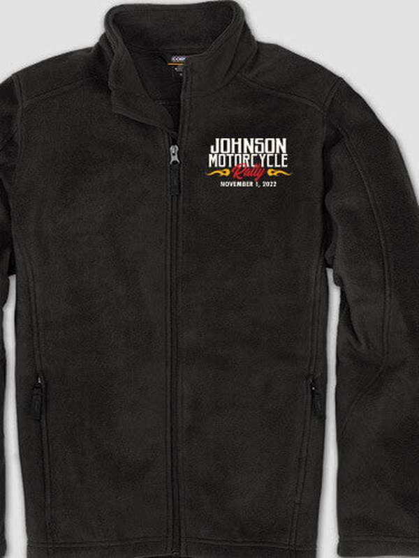 Motorcycle Rally : Embroidered Fleece Jackets