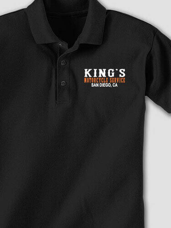 Motorcycle Service : Embroidered Polo Shirts product image 1