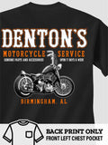 Motorcycle Service : Printed Pocket T-Shirts