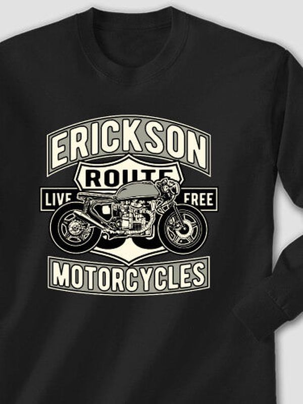 Motorcycles : Printed Long Sleeves