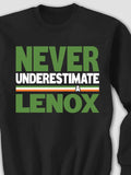 Never Underestimate Irish : Printed Sweatshirts product image 1