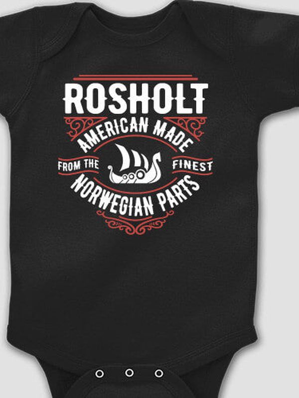 Norwegian Parts : Printed Baby Bodysuits