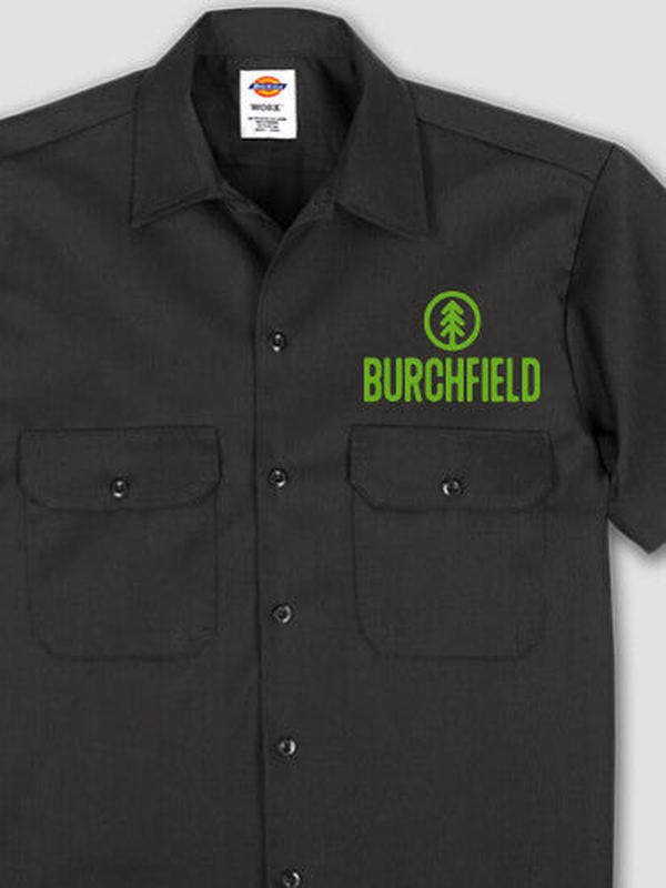 Pine Tree : Embroidered Work Shirts product image 1