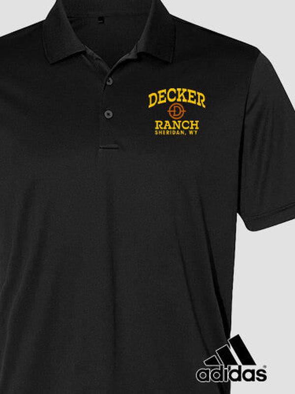 Ranch Monogram : Embroidered Adidas® Polo Shirts product image 1