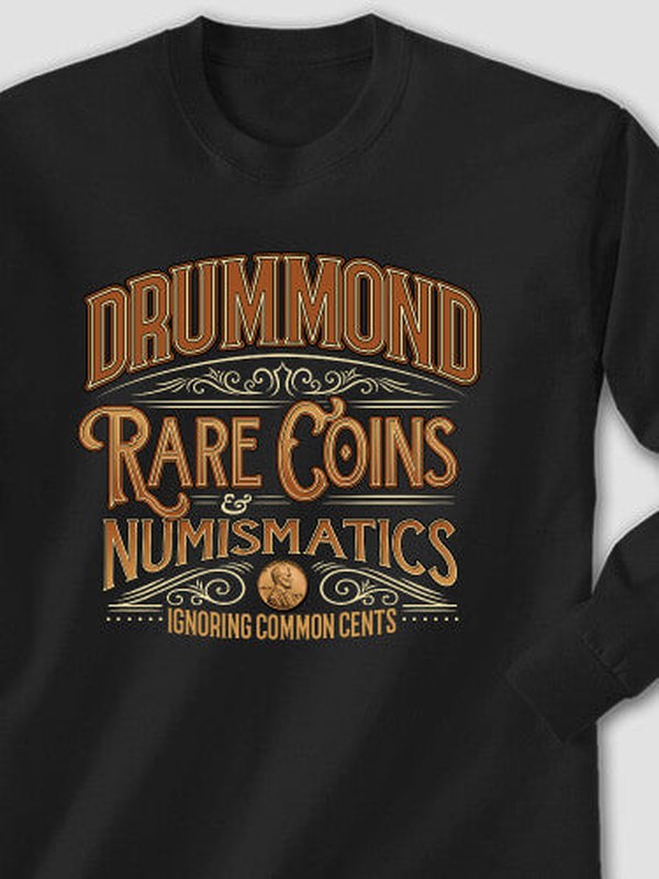 Rare Coins : Printed Long Sleeves