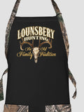 Hunting Family Tradition : Printed 2-Tone Aprons